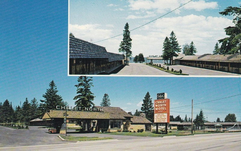 Chalet North Motel (Island View Lodge Motel) - Chalet North Postcard